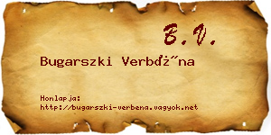 Bugarszki Verbéna névjegykártya